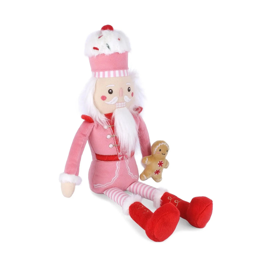 Gingerbread Pink Nutcracker Plush Toy Mon Ami 