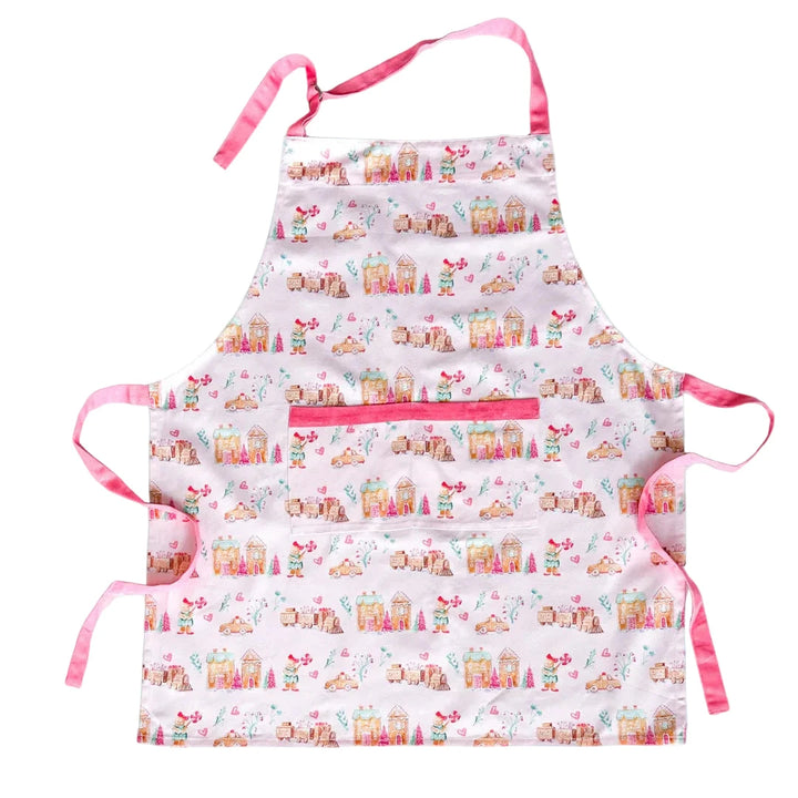 Gingerbread Village Apron - Mommy and Me Apron Taylor Paladino Adult 