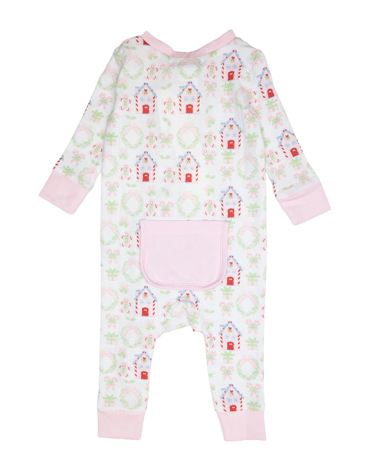 Gingerbread Zipper Pajamas Girl Pajamas Ishtex 