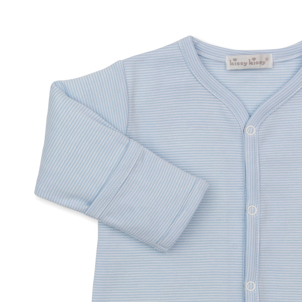 Gingham Rockers Footie Boy Romper Kissy Kissy 