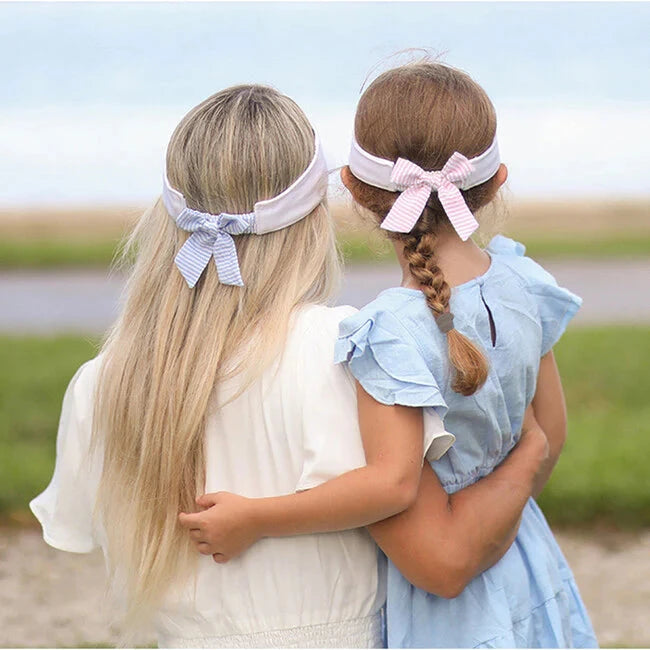 Girl Bow Visor - Tennis Girl Hat Bits & Bows 