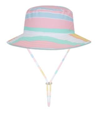 Girl's Bucket Hat - Tippy sun hat Tank Stream Design 