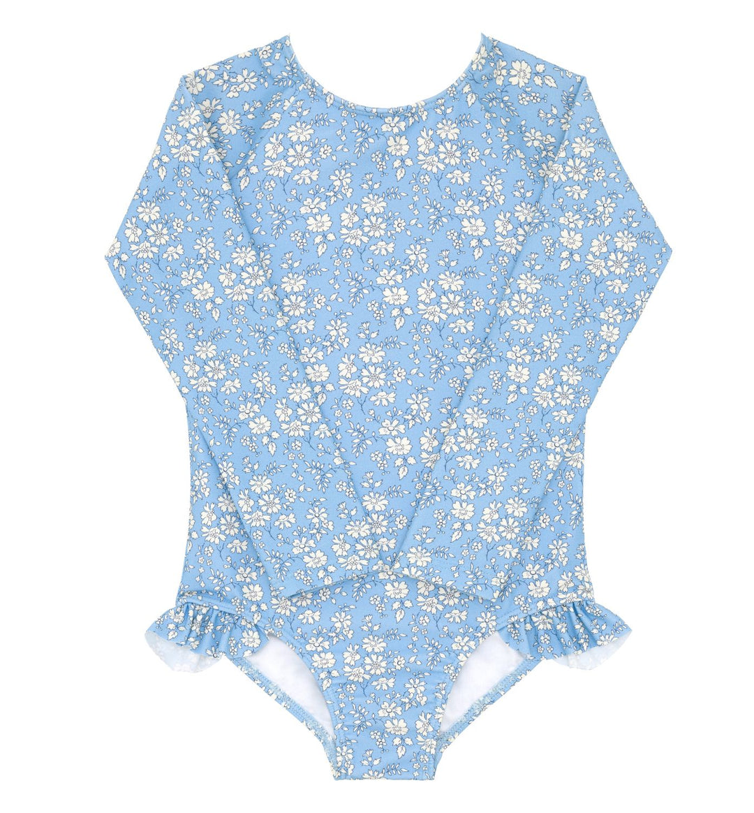 Girls Capel Rashguard One Piece Girl Bathing Suit Minnow 