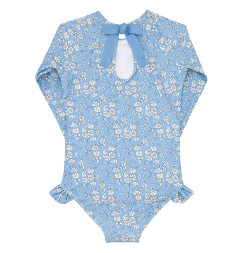 Girls Capel Rashguard One Piece Girl Bathing Suit Minnow 