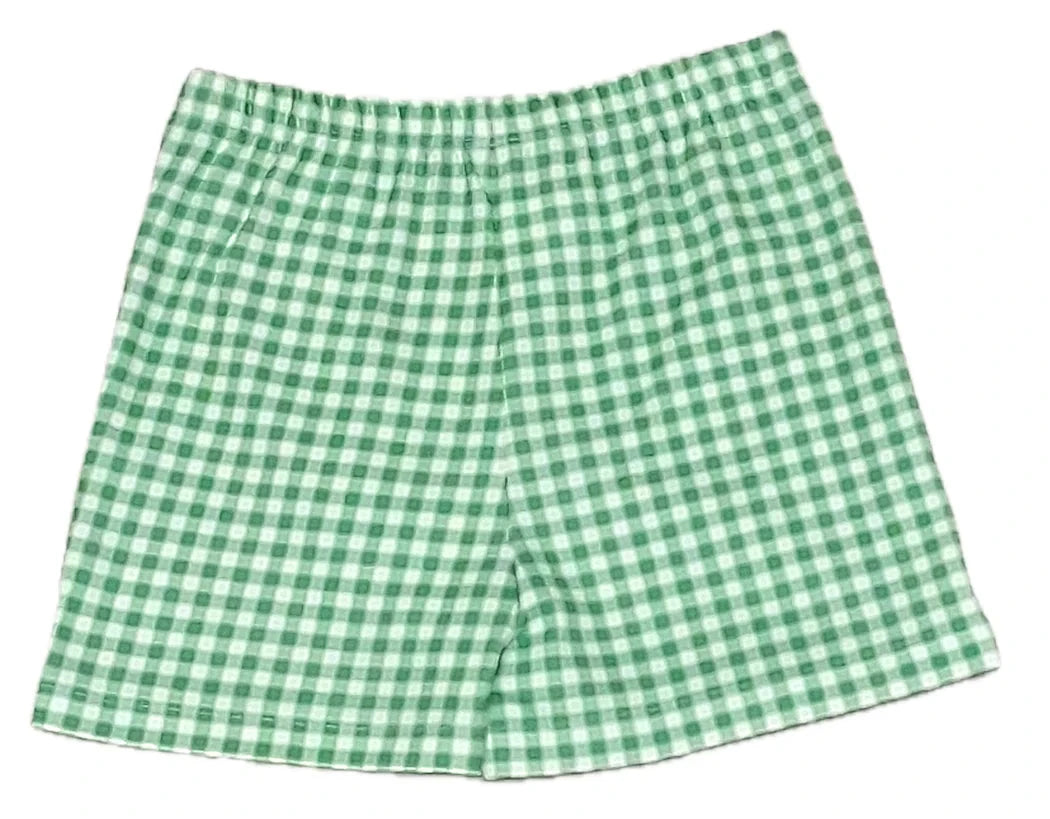 Girl's Golf Skort - Green Checks Girl Skort Marco and Lizzy 