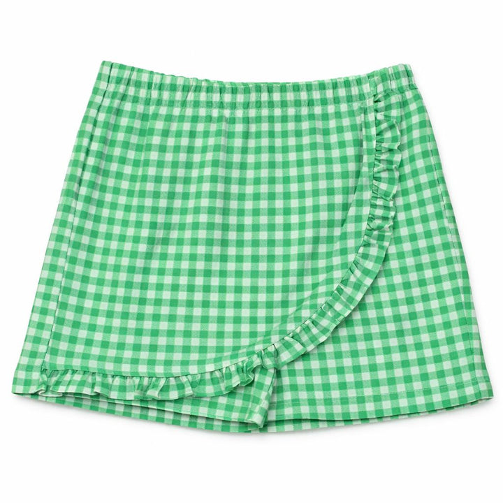 Girl's Golf Skort - Green Checks Girl Skort Marco and Lizzy 