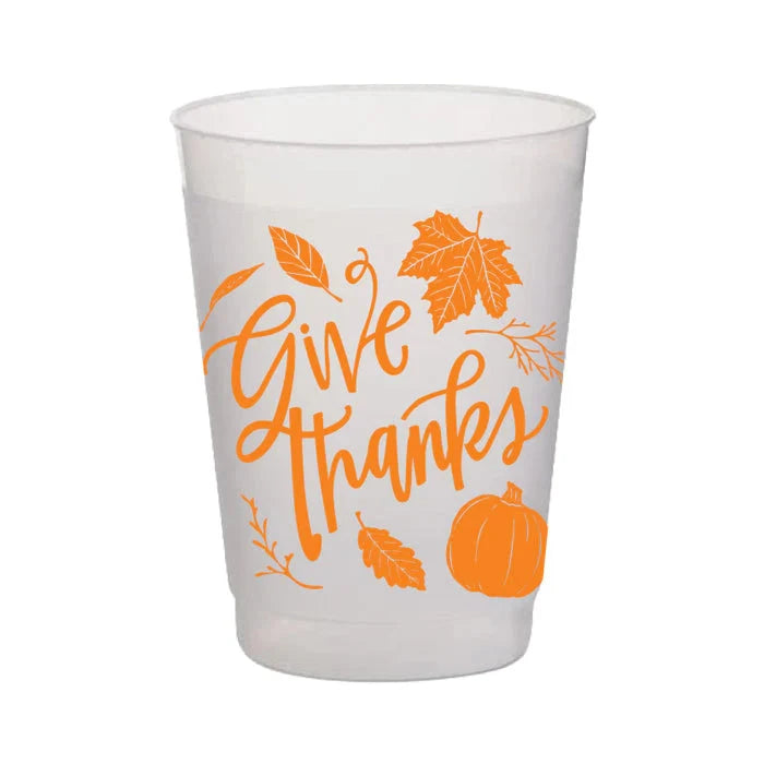 Give Thanks Shatterproof Cup Drinkware Rosanne Beck 