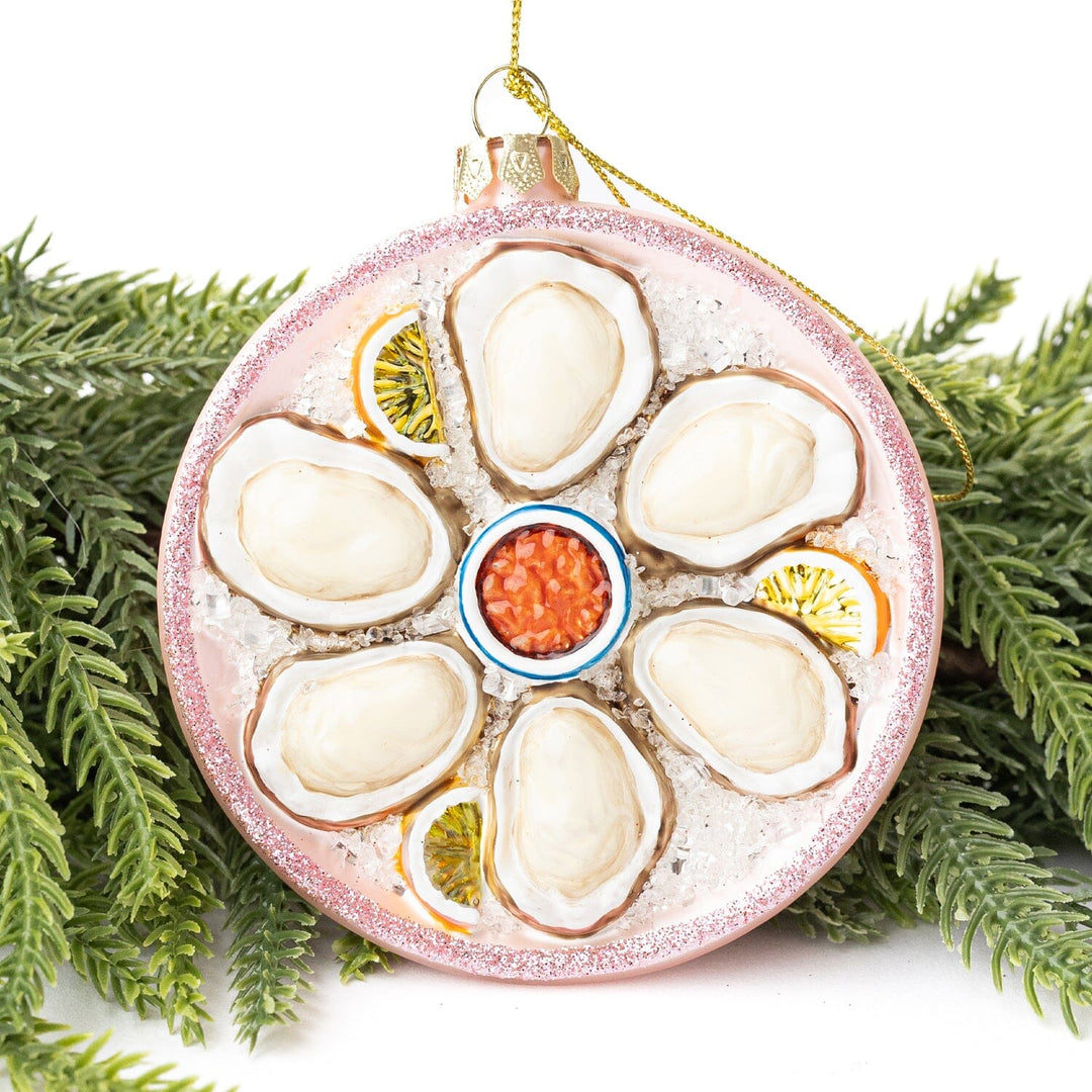 Glass Ornament - Oysters Ornament 8 Oak Lane 