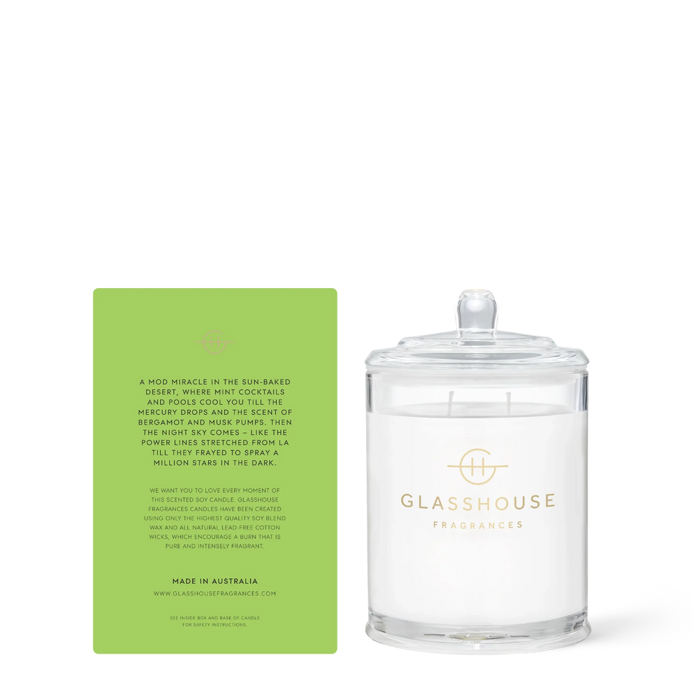 Glasshouse 380g Candle - Perfect Palm Springs Candle Glasshouse Fragrances 