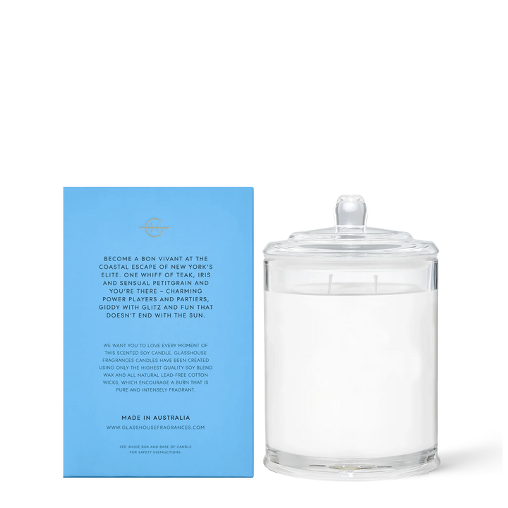 Glasshouse 380g Candle - The Hamptons Candle Glasshouse Fragrances 
