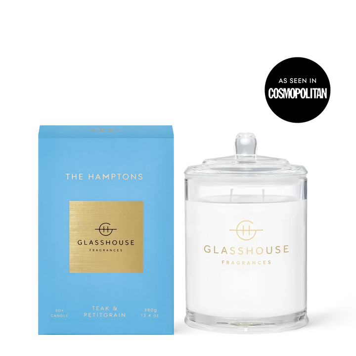 Glasshouse 380g Candle - The Hamptons Candle Glasshouse Fragrances 