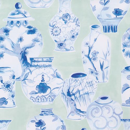 Glazed Porcelain Celadon Gift Wrap Roll Wrapping Paper Caspari 