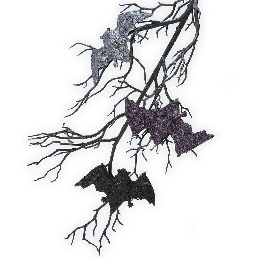 Glitter Bat Clip-On Accessory Girl Hair Accessory Two's Company 