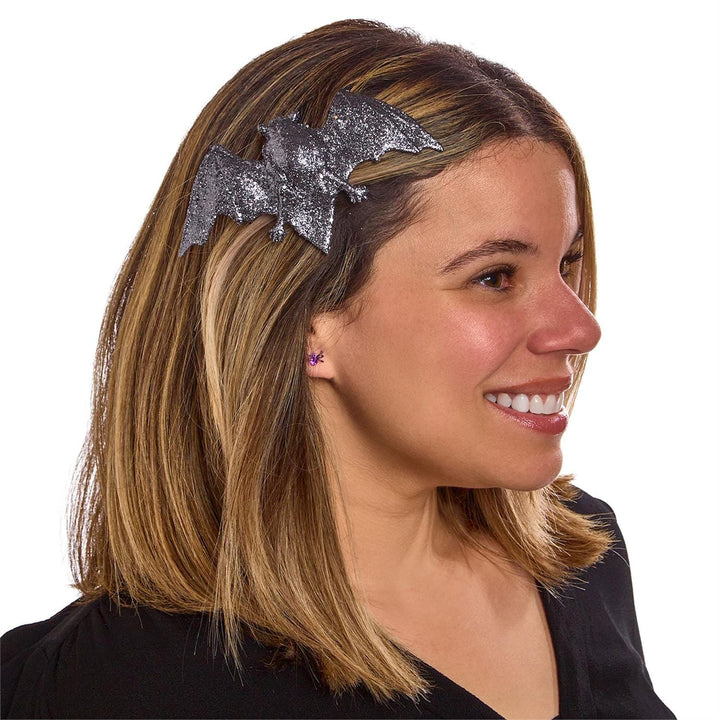 Glitter Bat Clip-On Accessory Girl Hair Accessory Two's Company 