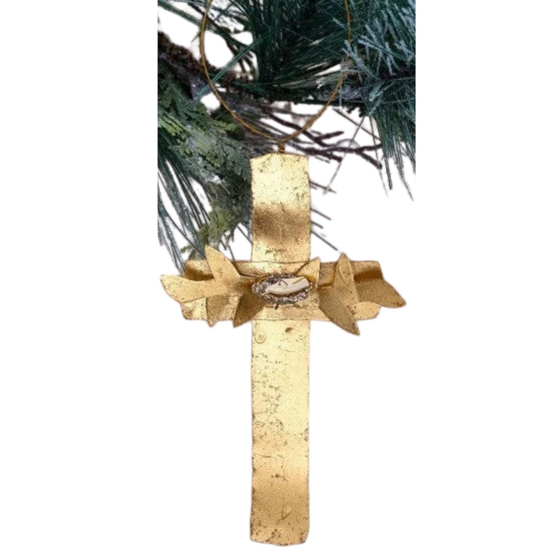 Gold Cross Ornaments Christmas Ornament Trade Cie 2 