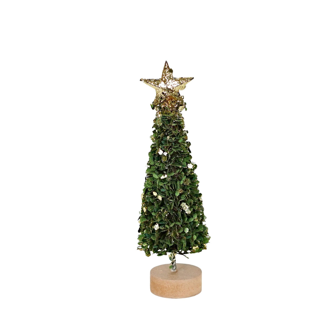 Gold Glittered Boxwood Mini Trees Christmas Decor Impressive Enterprises Medium 