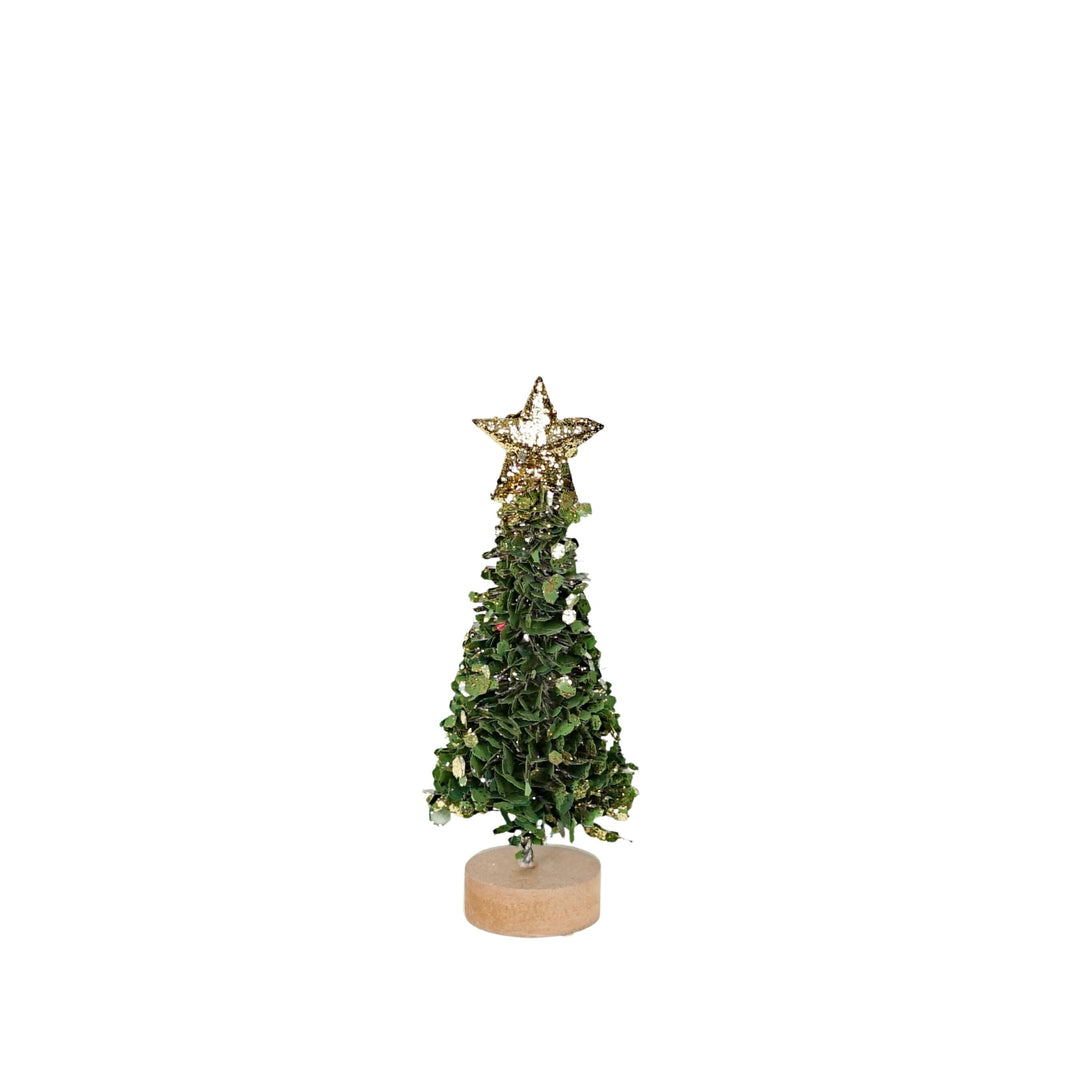 Gold Glittered Boxwood Mini Trees Christmas Decor Impressive Enterprises Small 