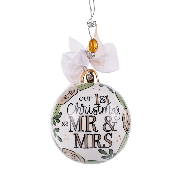 Gold Mr. & Mrs. Ornament Ornament Glory Haus 