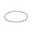 Gold Sincerity Pattern 3mm Bead Bracelet - Gemstones Womens Bracelet ENewton Pink Opal 