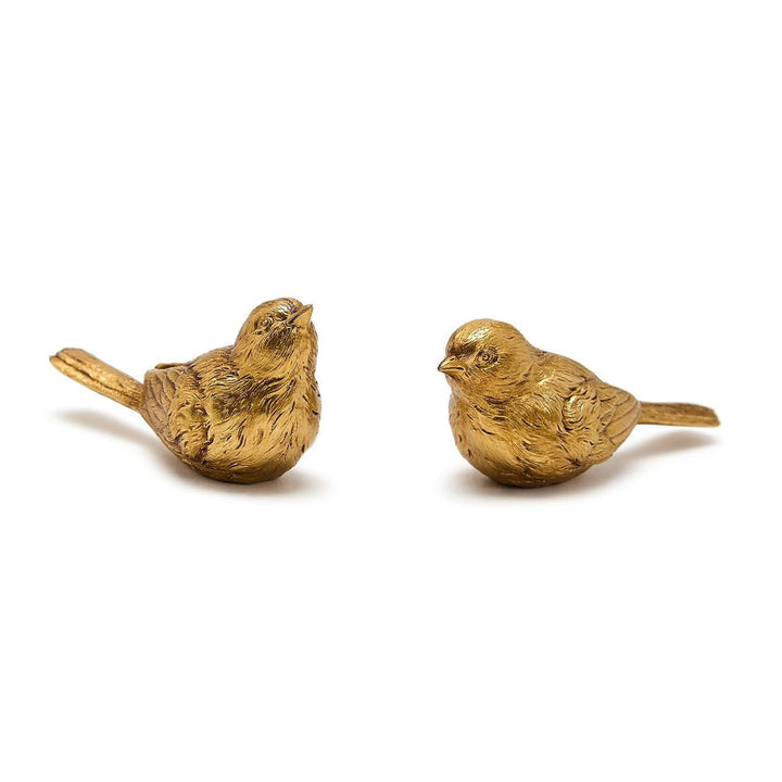 Golden Resin Birds Home Decor Two's Company 