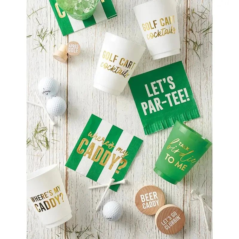 Golf Cart Cocktails Shatterproof Cups - Set of 6 Shatterproof Cups Creative Brands - Slant 