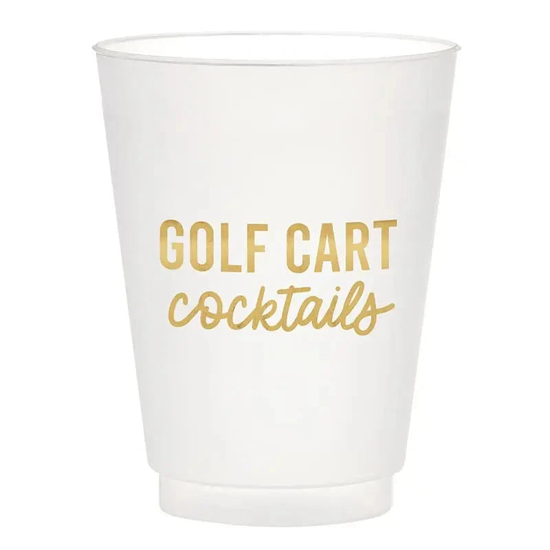 Golf Cart Cocktails Shatterproof Cups - Set of 6 Shatterproof Cups Creative Brands - Slant 