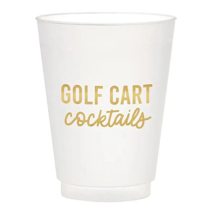 Golf Cart Cocktails Shatterproof Cups - Set of 6 Shatterproof Cups Creative Brands - Slant 