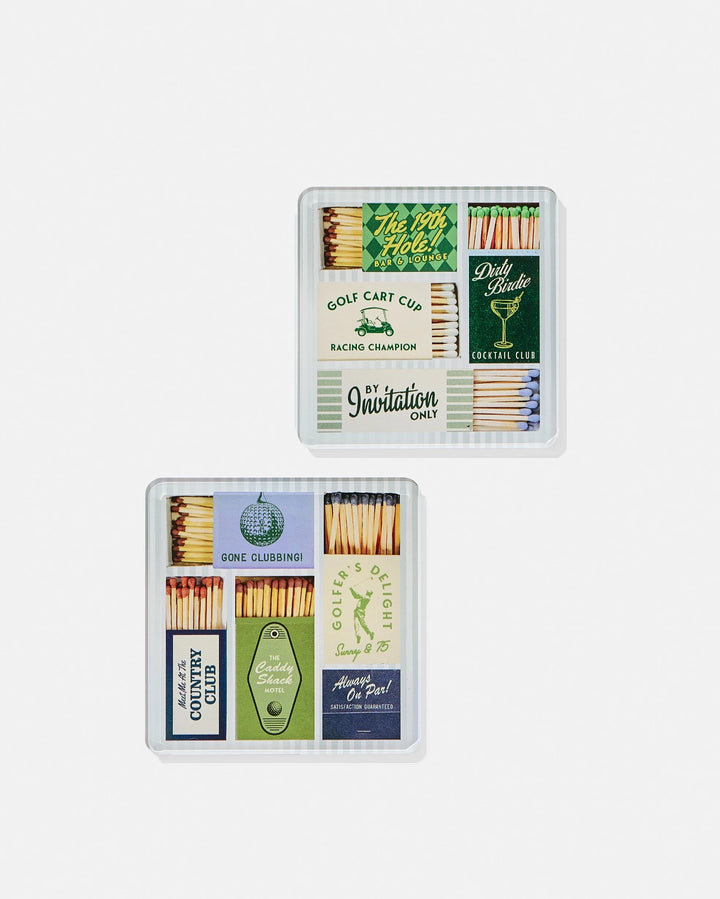 Golf Matchbook Coasters Coasters Tart By Taylor 