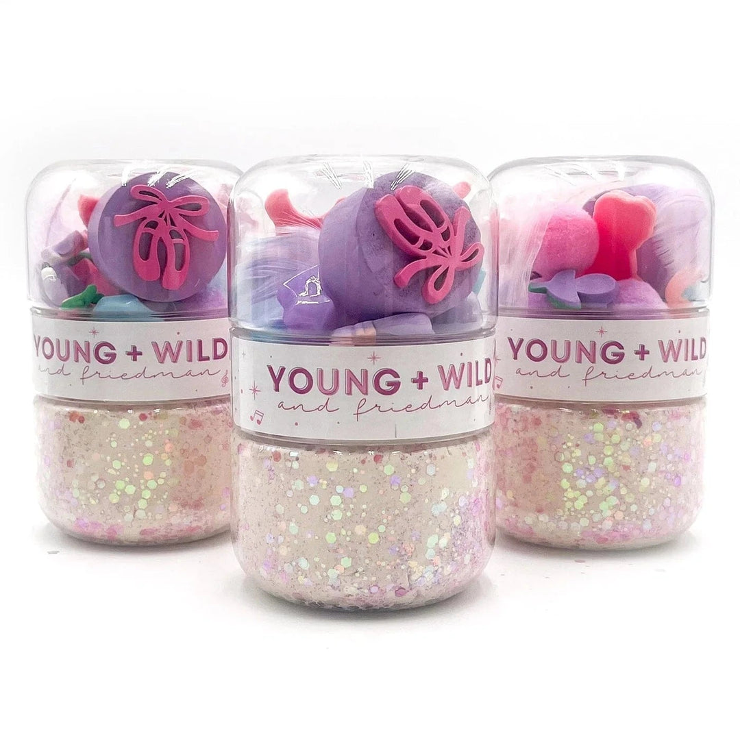 Grab & Go Dough Jar - Ballet Toy Craft Kits Young Wild and Freidman 