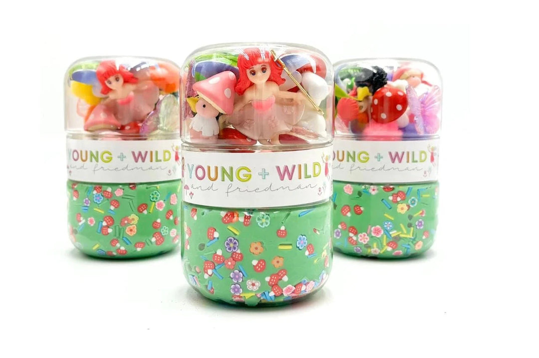 Grab & Go Dough Jar - Fairy Toy Craft Kits Young Wild and Freidman 