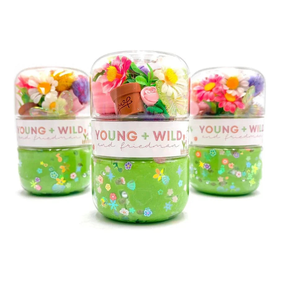Grab & Go Dough Jar - Gardening Toy Craft Kits Young Wild and Freidman 