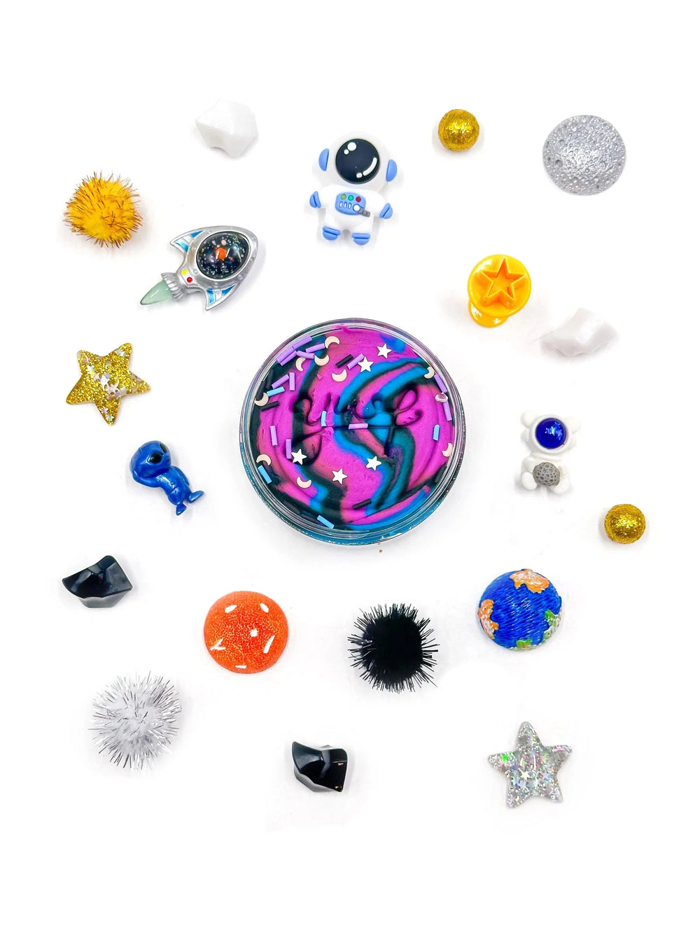 Grab & Go Dough Jar - Space Toy Craft Kits Young Wild and Freidman 