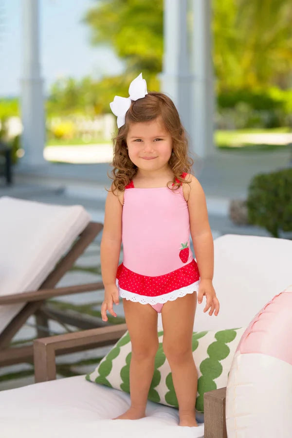 Grace Bay Bathing Suit - Strawberry Girl Bathing Suit Beaufort Bonnet 