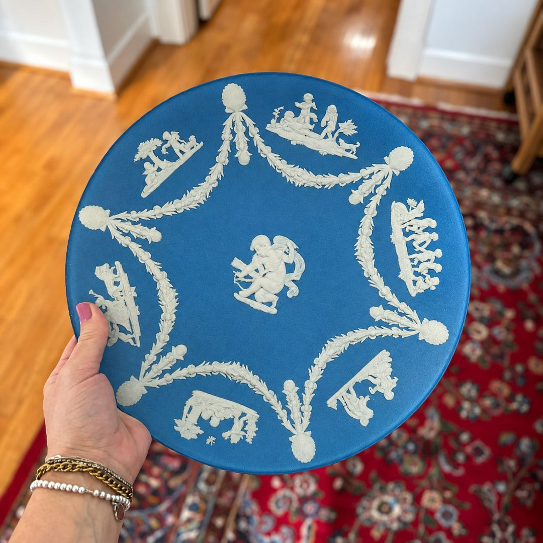 Grandmillennial China Plate Cutting Board - Jasperware Serving Piece Home with Hillary 