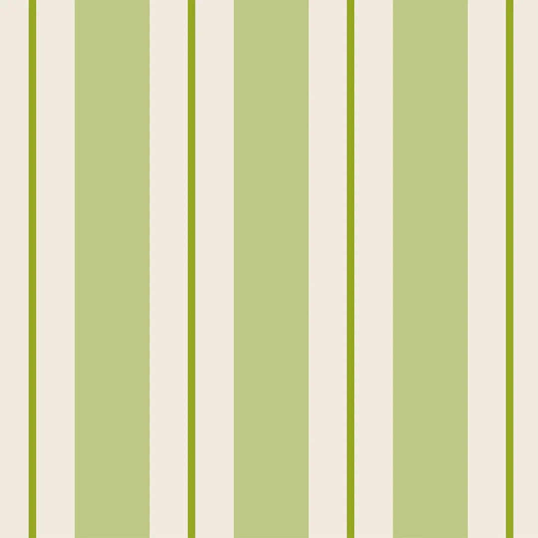 Green Awning Stripe Cocktail Napkins Cocktail Napkins Hester and Cook 