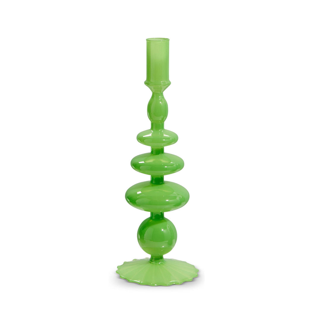 Green Candlesticks Candle Holders RAZ Large 