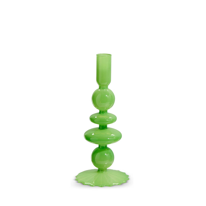 Green Candlesticks Candle Holders RAZ Small 