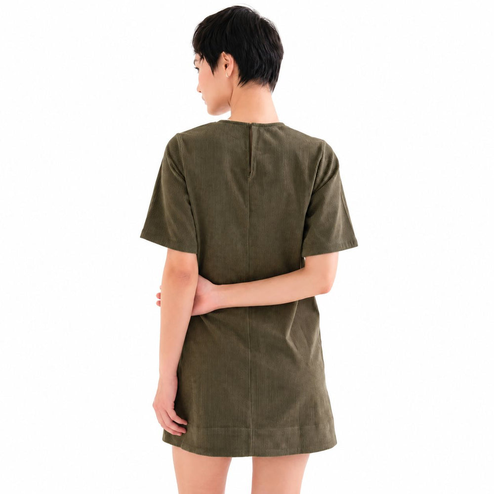 Green Corduroy Dress Womens Dress Compania Fantastica 