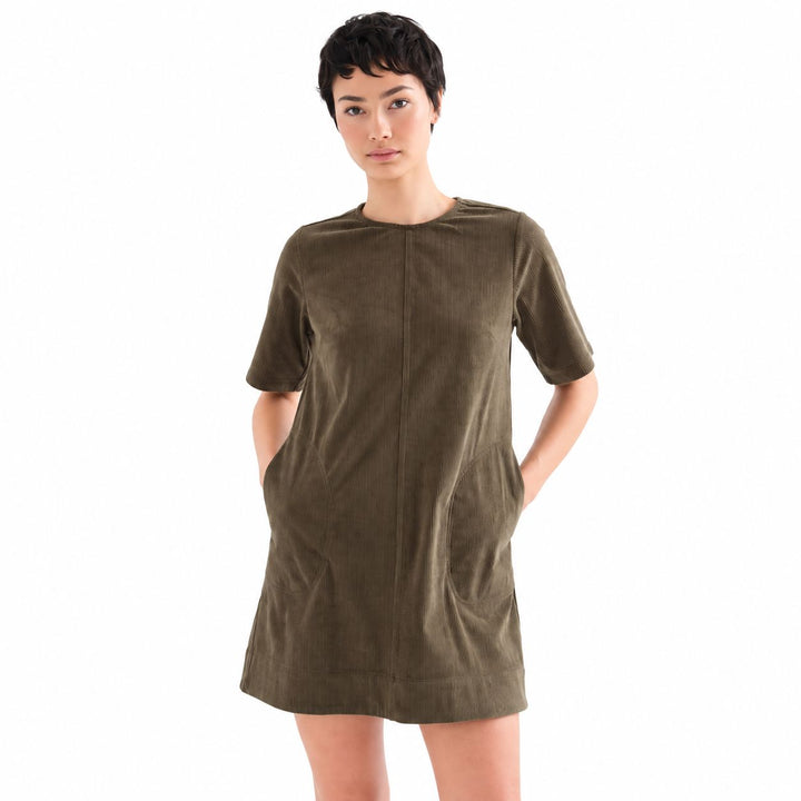 Green Corduroy Dress Womens Dress Compania Fantastica 