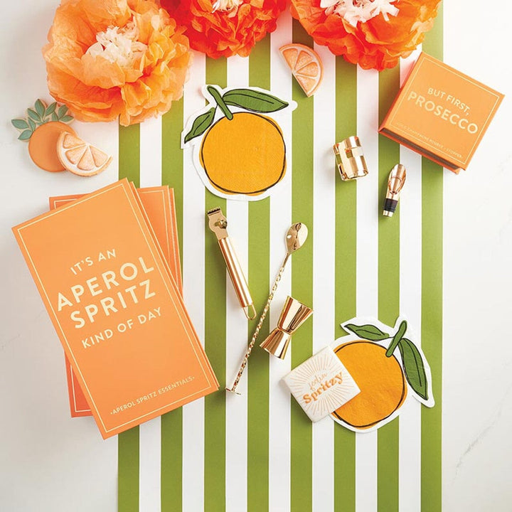 Green Stripe Table Runner Table Runner Slant 