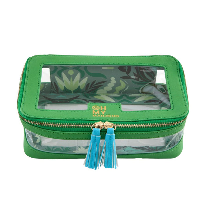 Green Tile Storage Bag Game Oh My Mahjong 