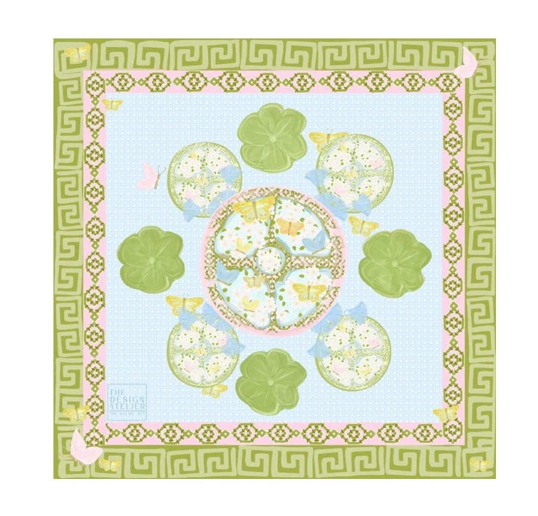 Greer Papillon Society Mahjong Mat Game The Design Atelier 
