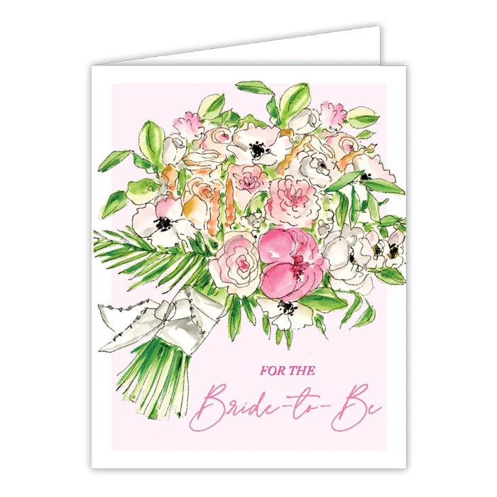 Greeting Cards Gift Card Rosanne Beck For the Bride-To-Be Bridal Bouquet 