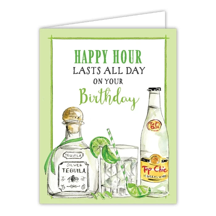 Greeting Cards Gift Card Rosanne Beck On Your Birthday Happy Hour Ranch Water 