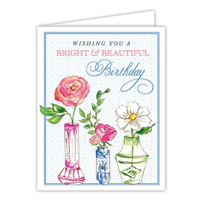 Greeting Cards Gift Card Rosanne Beck Wishing You Bright Beautiful Birthday 