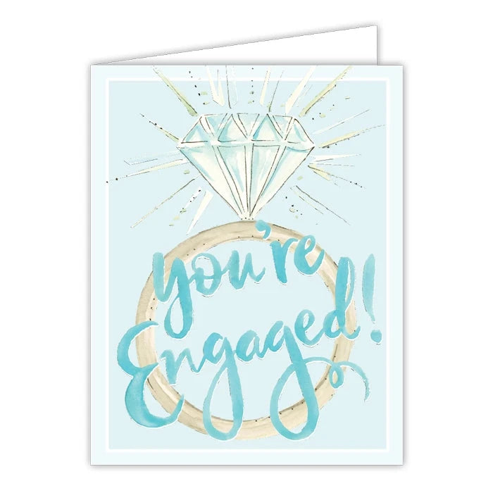 Greeting Cards Gift Card Rosanne Beck You're Engaged Engagement Ring 