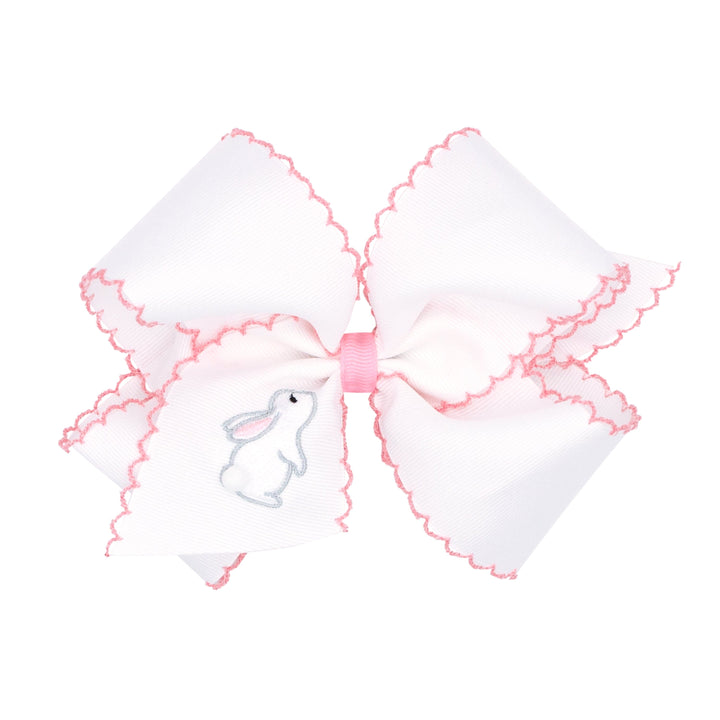 Grosgrain Bunny Tail Bows Hair Bow WeeOnes King 