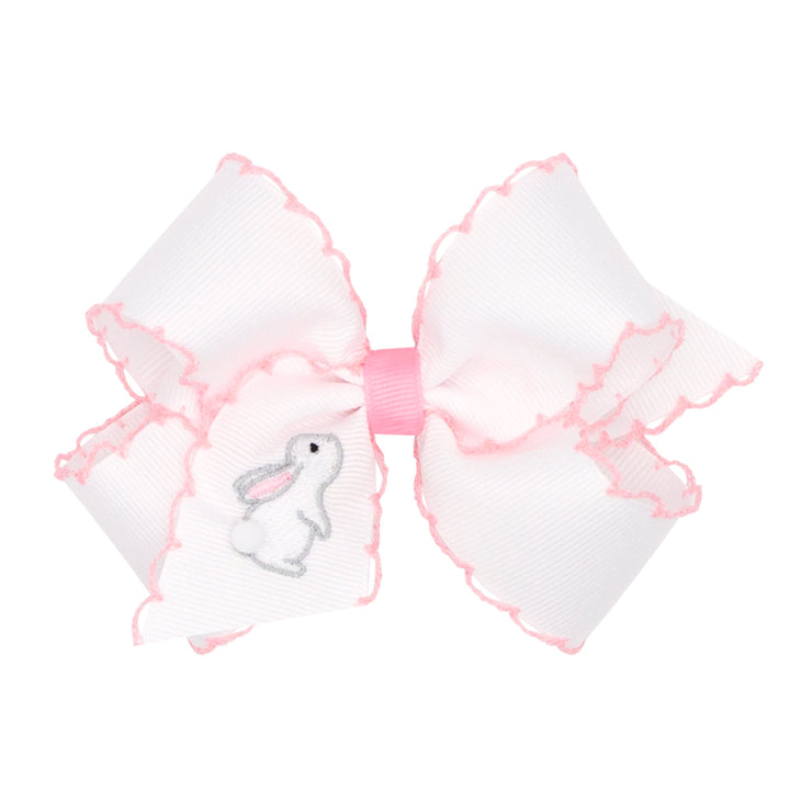 Grosgrain Bunny Tail Bows Hair Bow WeeOnes Medium 