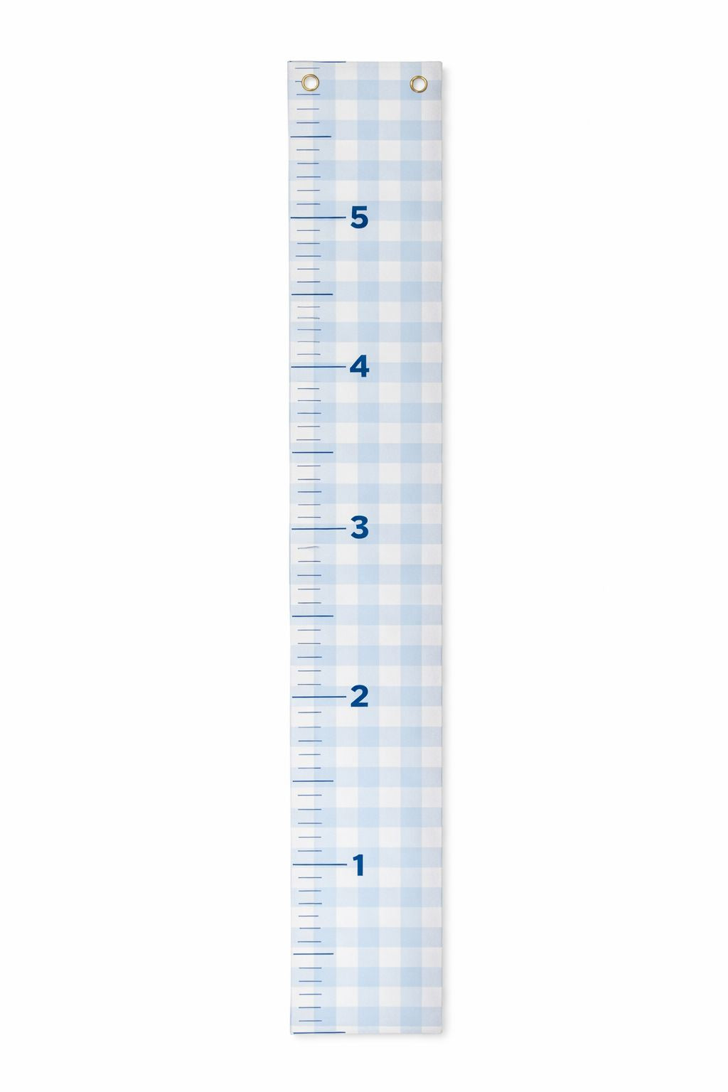 Grow Baby Grow Chart - Blue Gingham Baby Book Beaufort Bonnet 
