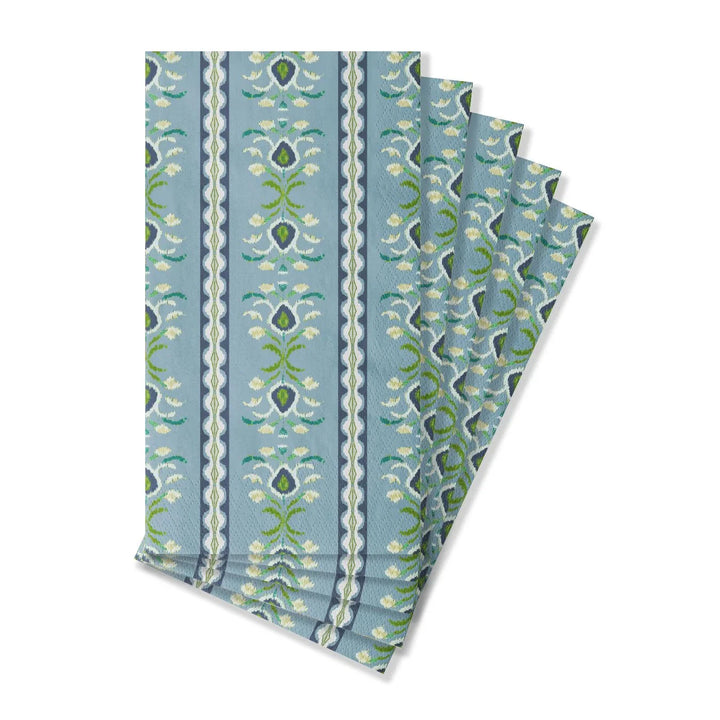 Guest Towel- Rosemary Stripe French Blue Guest Towels Laura Park Design 